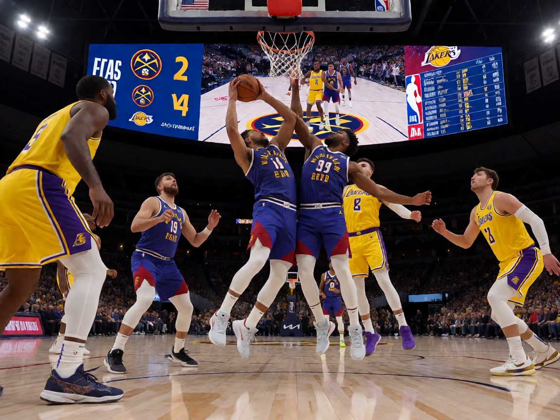 NBA篮球比赛现场